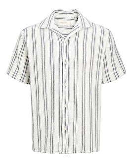 Jack & Jones Coba Stripe Shirt - White