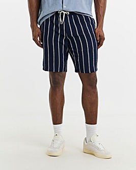 Jack & Jones Coba Stripe Short - Navy