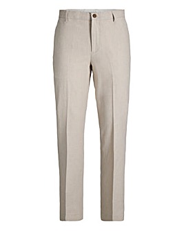 Jack & Jones Premium Martin Linen Blend Suit Trouser - Natural