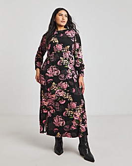 Joe Browns Dramatic Florals Jersey Maxi Dress