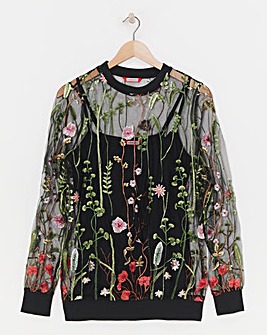 Joe Browns Beautiful Embroidered Top with Cami