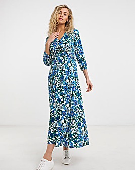 Joe Browns Laura Floral Ruffle Jersey Maxi Dress