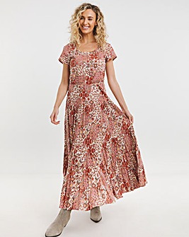 Joe Browns Tabitha Crinkle Cotton Maxi Dress