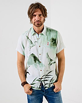 Joe Browns Incredible Crane Shirt - White/Green