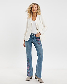 Joe Browns Winnie Embroidered Boot Cut Jean