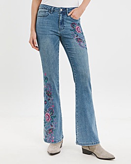 Joe Browns Winnie Embroidered Boot Cut Jean