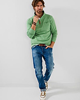 Joe Browns Fantastic Funnel Neck Top - Light Green