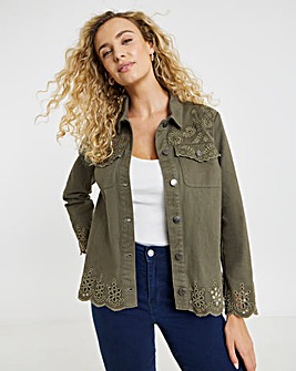 Joe Browns Delicate Embroidered Denim Jacket