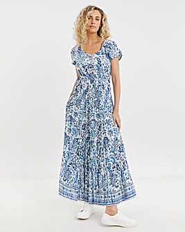 Joe Browns Tabitha Crinkle Cotton Maxi Dress