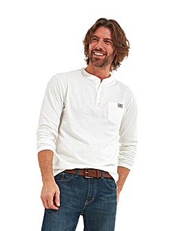 Joe Browns Got Your Back Henley - White