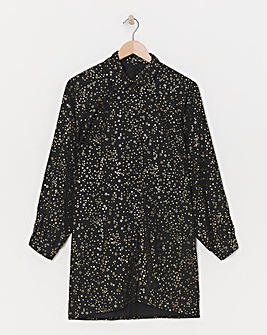 Twisted Wunder Foil Print Toni Shirt