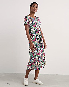 Seasalt Cornwall s/s Veronica Dress Garden Flowers Night