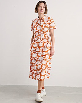 Seasalt Cornwall Fleet Dress Daisy Shadow Cumin