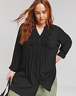 Joe Browns Favorite Longline Crinkle Blouse