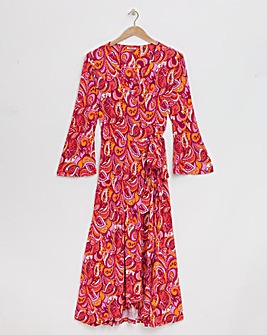 Joe Browns Jersey Paisley Print Wrap Dress
