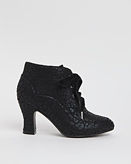 Joe Browns Satin Lace Up Bootie Wide Fit