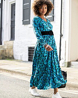 Joe Browns Out of the Blue Jersey Midaxi Dress