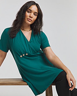 Joe Browns Short Sleeve Button Detail Tunic