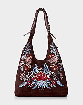 Joe Browns Stevie Embroidered Velvet Bag