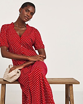 Joe Browns Jersey Polka Dot Midi Dress