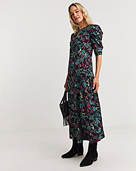 Joe Browns Perfectly Pleasing Floral Jersey Midaxi Dress