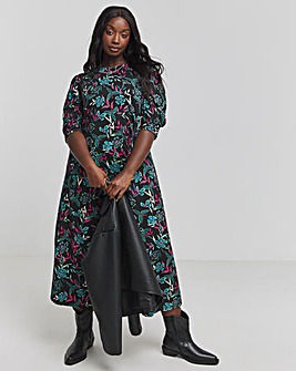 Joe Browns Perfectly Pleasing Floral Jersey Midaxi Dress