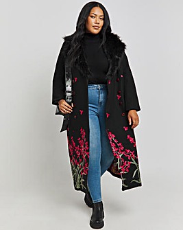 Joe Browns Red Roses Boutique Coat