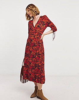 Joe Browns Autumn Blooms Jersey Dress