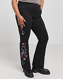 Joe Browns Embroidered Straight Leg Jeans