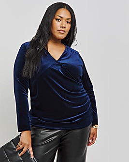 Joe Browns Roxanna Wrap Velour Top