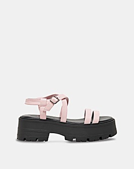 Only Mercery Chunky Sandals with Adjustable Buckle Standard Fit