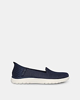 Skechers wide width sales slip on sneakers