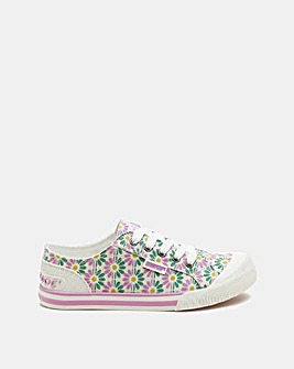 Rocket Dog Jazzin Lace Up Canvas Trainers