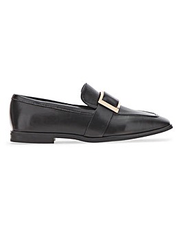 Square Trim Loafer on Flexi Sole Extra Wide EEE Fit
