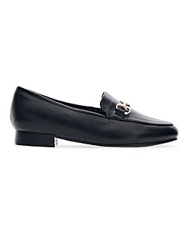 Flexi Sole Trim Loafers Wide E Fit