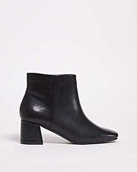 Block Heeled Boot E Fit