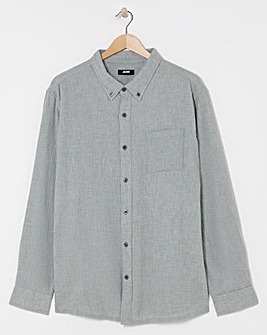 Long Sleeve Textured Shirt