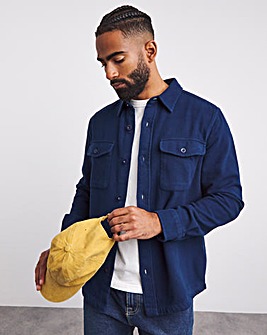 Double Pocket Heavy Brushed Flannel Shirt