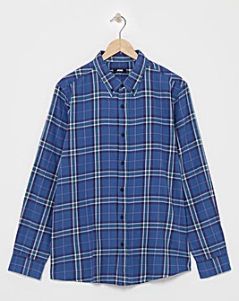 Long Sleeve Button Down Check Shirt