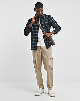 Double Pocket Check Overshirt