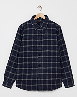 Double Pocket Check Overshirt