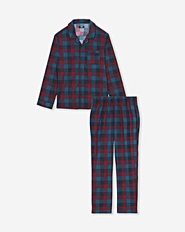 Check Fleece Pyjama Set
