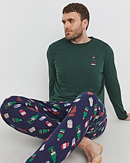 Christmas Graphic Pyjama Set