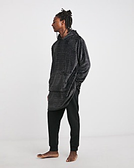 Clipped Oversized Hoodie