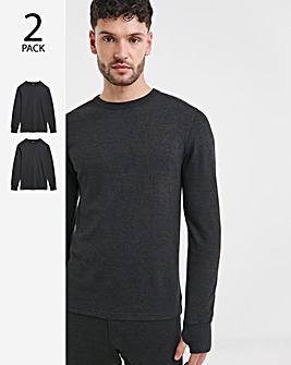 2 Pack Long Sleeve Thermal Tshirts