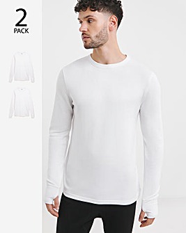 2 Pack Long Sleeve Thermal Tshirts