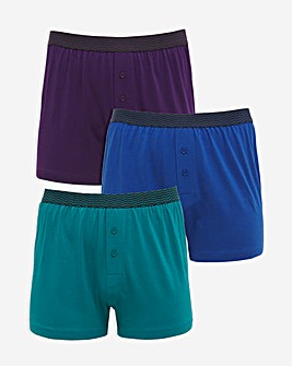 3 Pack Zig Zag Waistband Loose Boxers