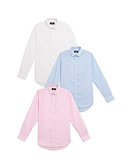 3 Pack Long Sleeve Formal Shirt Long