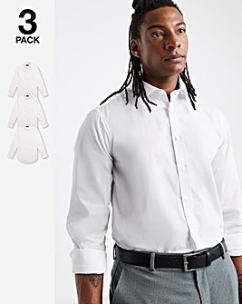 3 Pack Long Sleeve Formal Shirt Long