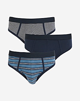 3 Pack Stripe Brief